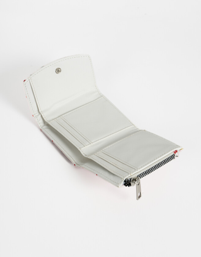 Billetera Billetera Cuerina Solapa Rayado - Estampado Rayas