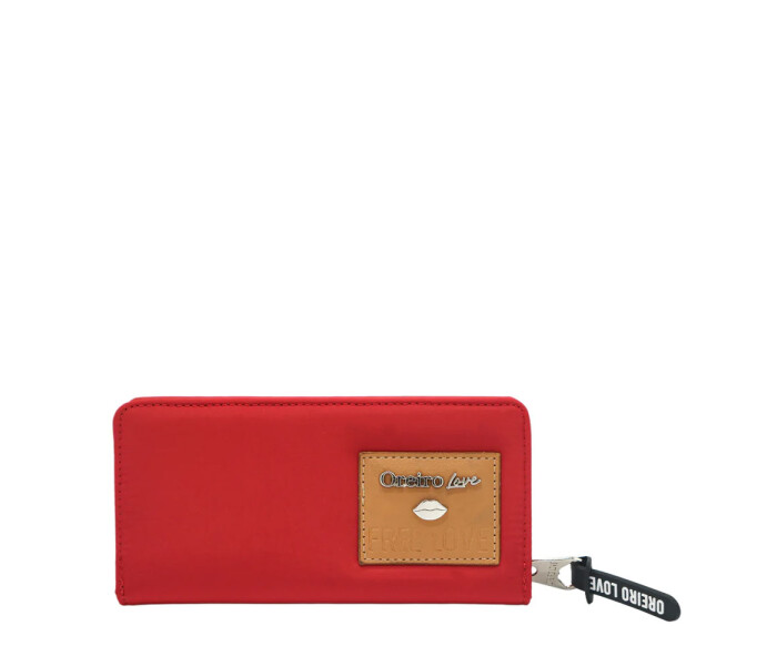 Billetera Las Oreiro Sobre Love Rojo