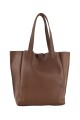 Tote Bag de cuero Marrón