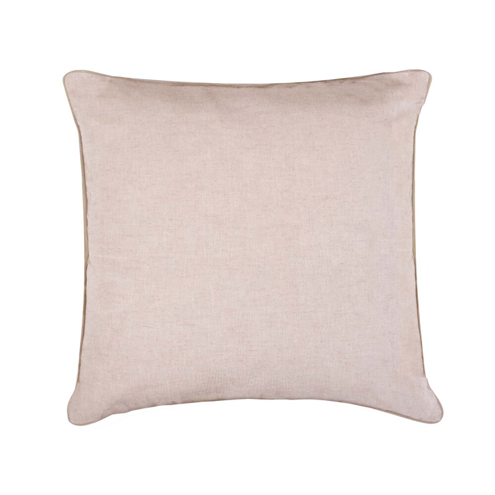 FUNDA DE ALMOHADÓN LINO-Y-ALGODON NATURAL-BEIGE CLAYTON BEIGE