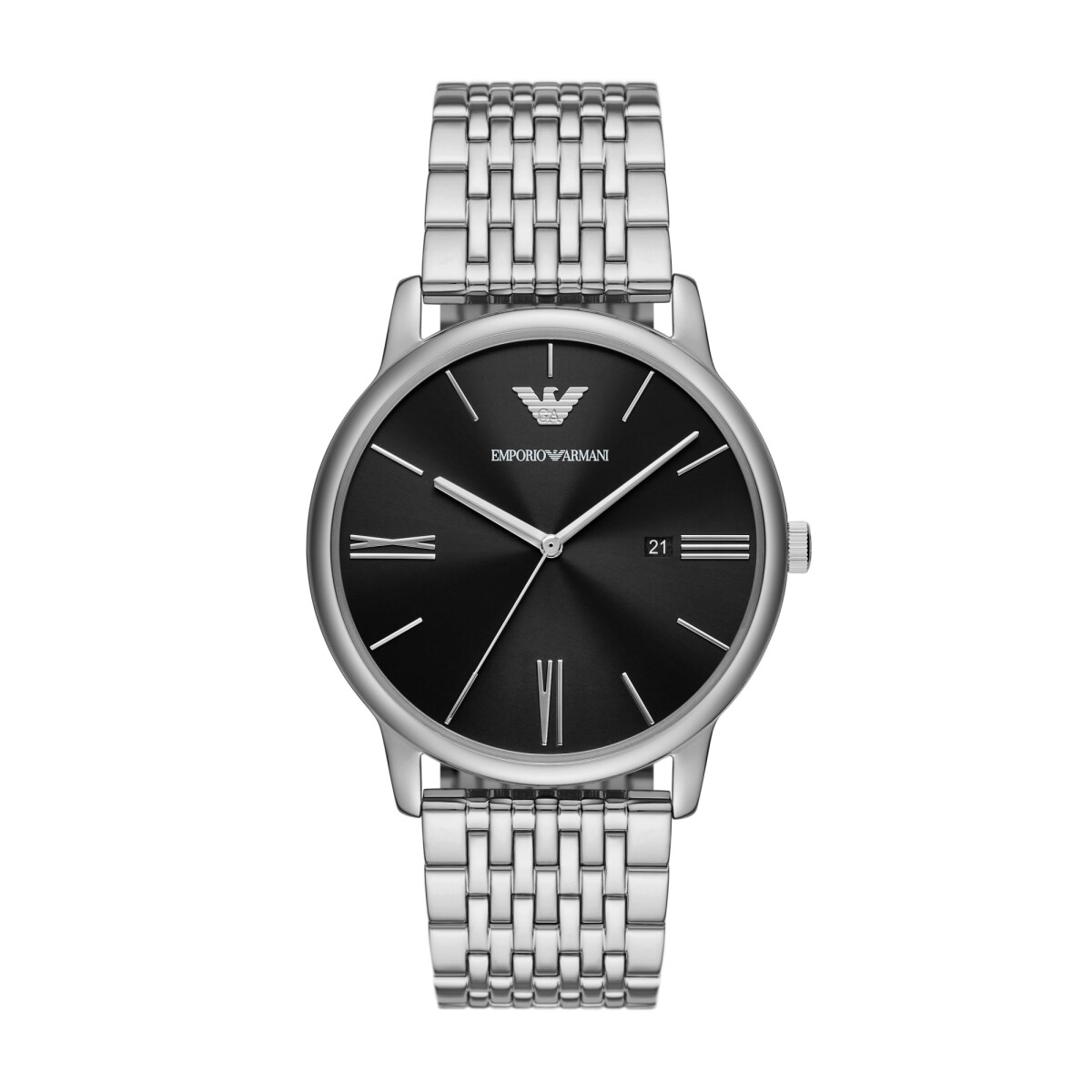 Reloj Emporio Armani Clasico Acero Inoxidable Plata 