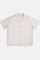 CAMP-COLLAR BOXY SHIRT Cream