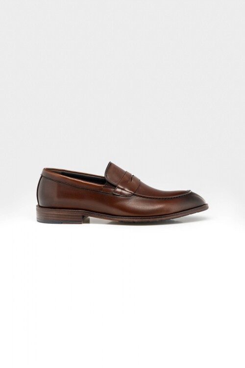 Mocasin Cuero Marron