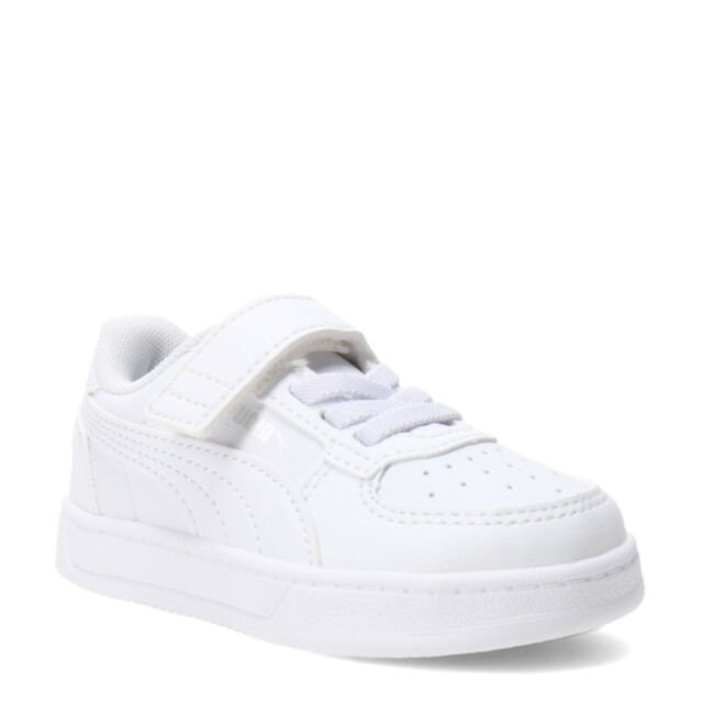 Championes Infantiles Puma Caven 2.0 Ac Infantil Blanco - Plata