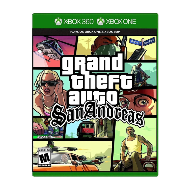 JUEGO GTA SAN ANDREAS XBOX ONE / XBOX 360 JUEGO GTA SAN ANDREAS XBOX ONE / XBOX 360