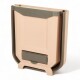 Cesto Basura Colgante Residuos Cocina Plegable Papelera Beige