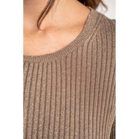 Sweater Lurex Beige