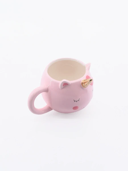 TAZA UNICORNIO ROSADO