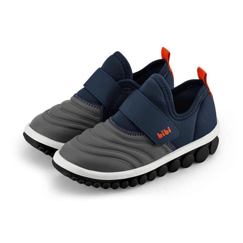 Championes Infantiles Bibi Roller 2.0 Azul Marino - Gris