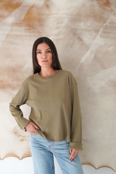 Comfortable T-Shirt Verde Seco