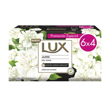 Pack 6x4 Jabones LUX 125grs Jazmín