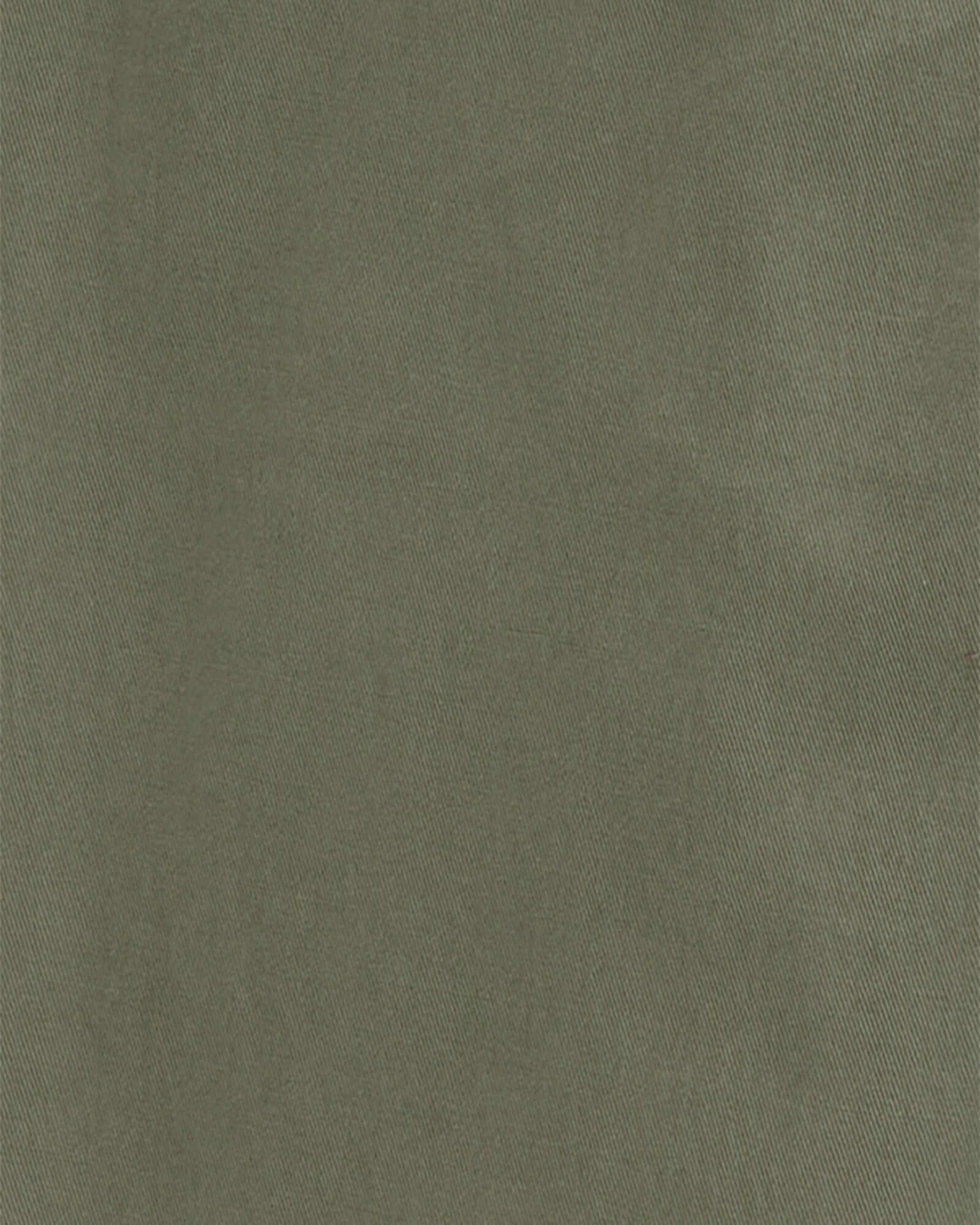 Pantalón clásico de sarga, entallado, oliva Sin color