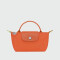 Longchamp -Neceser, Le Pliege Green Naranja