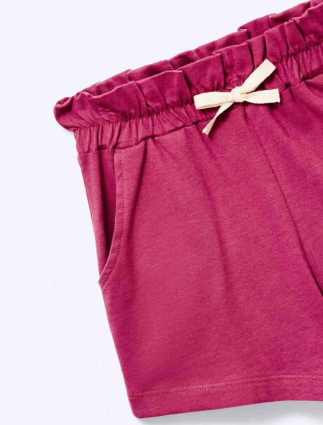 SHORT BÁSICO INFANTIL ROSADO