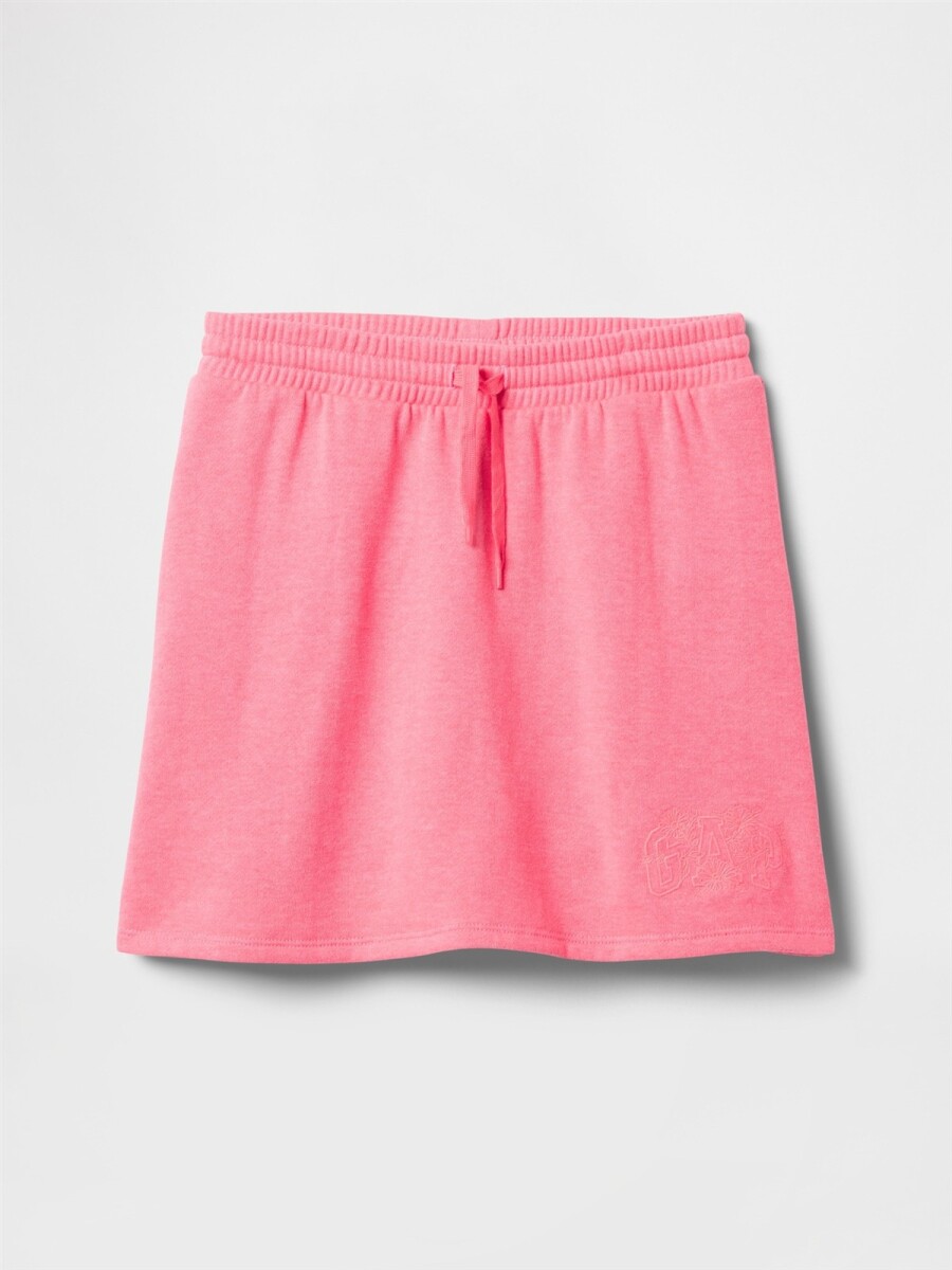 Short Pollera Logo Gap Niña - Sassy Pink 