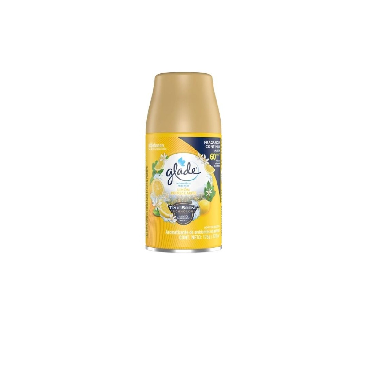 REPUESTO AROMATIZADOR GLADE AUTOM. LIMÓN, 175G 