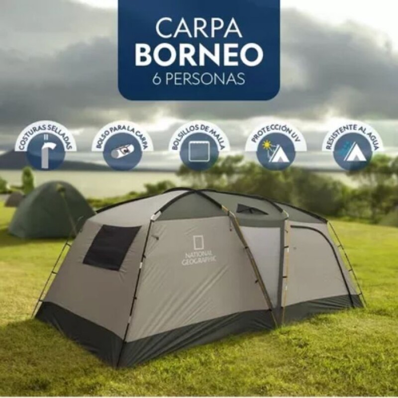 Carpa National Geographic Borneo 6 Personas Carpa National Geographic Borneo 6 Personas