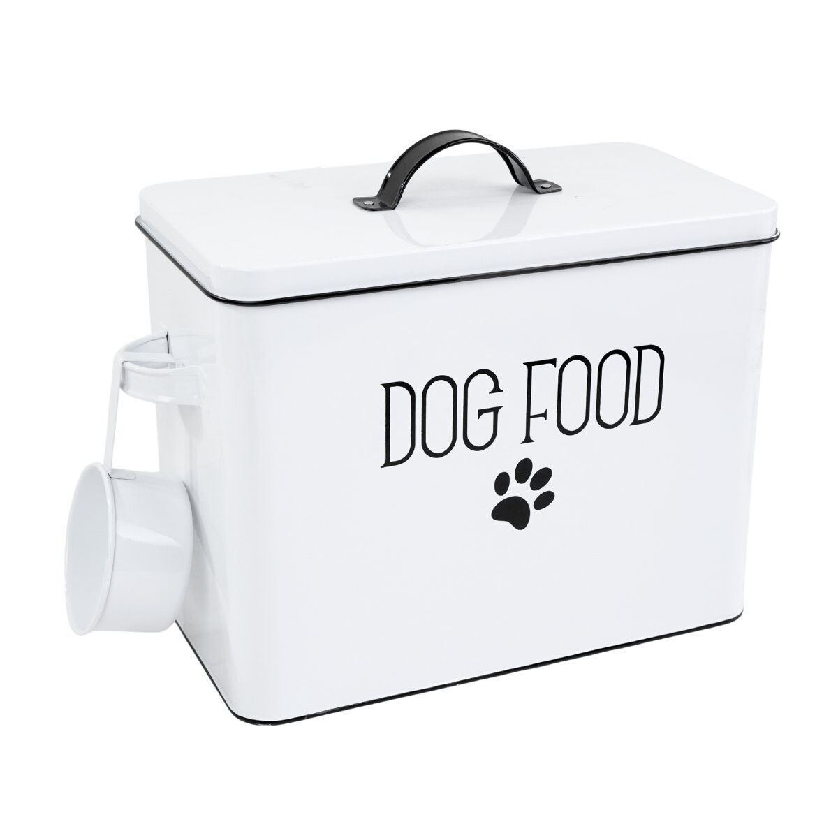 Contenedor de lata para comida con cuchara 