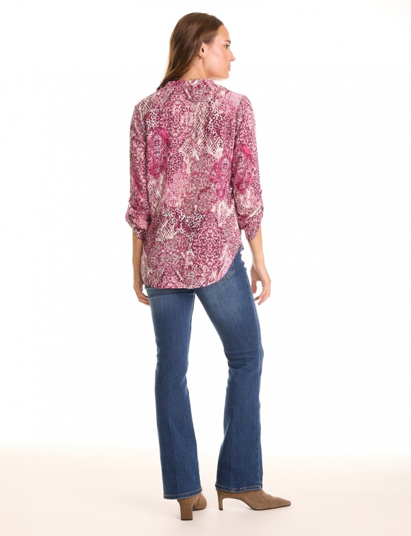 Blusa Printed FUCSIA/MULTI