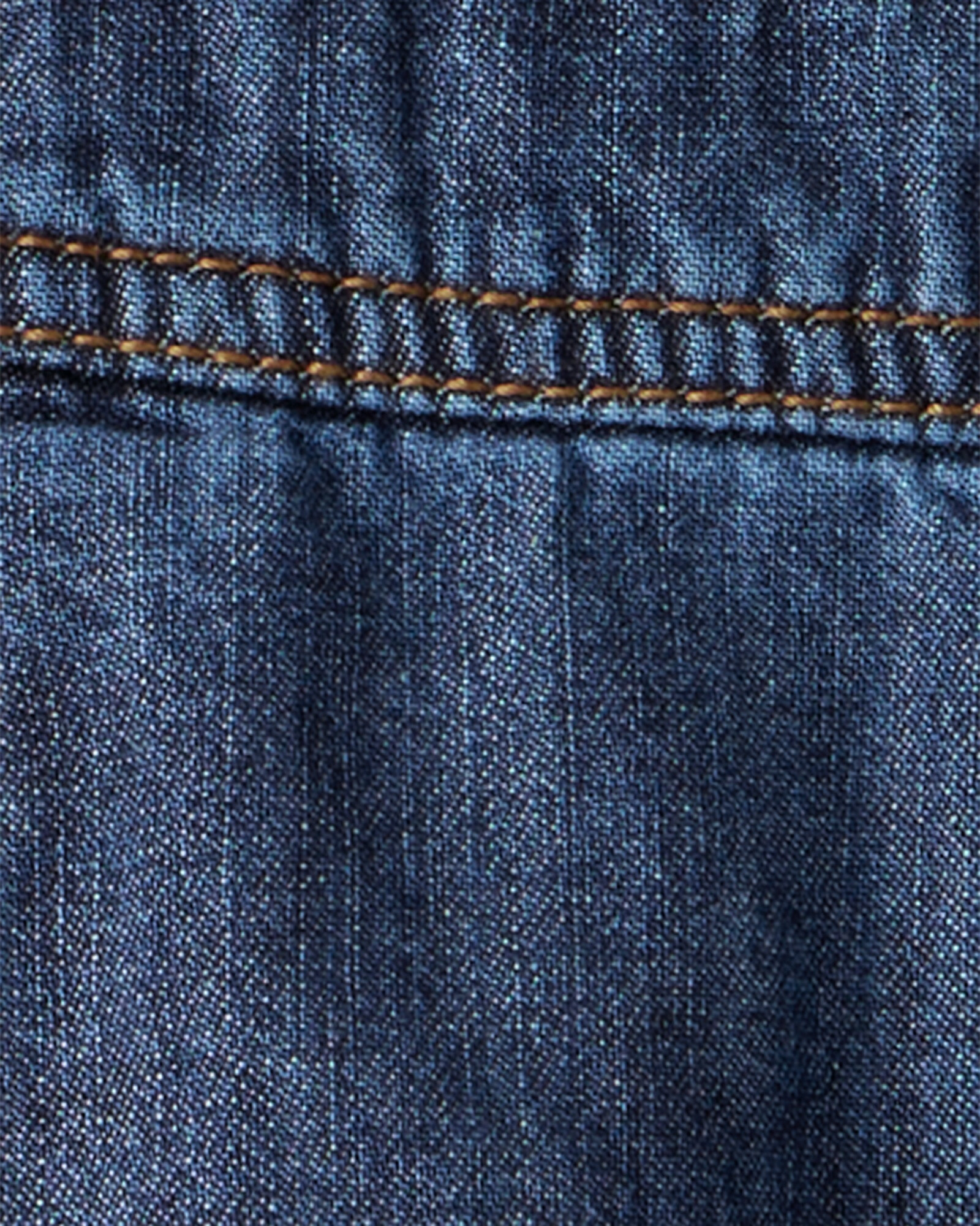 Enterito jean con forro a cuadros Enterito jean con forro a cuadros