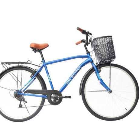 Bicicleta Paseo Masculina Roma Uomo City R26 6v Color Azul Con Pie De Apoyo Bicicleta Paseo Masculina Roma Uomo City R26 6v Color Azul Con Pie De Apoyo
