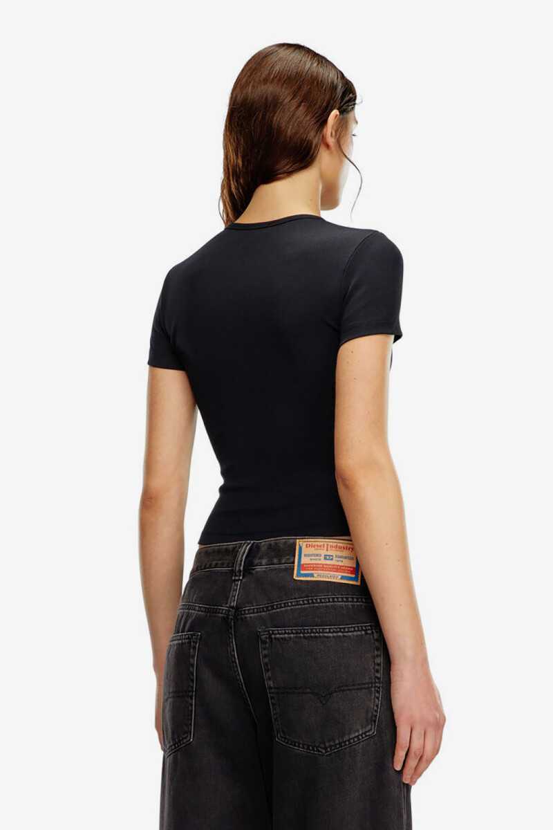 T-ELE-LONG-D CAMISETA Negro