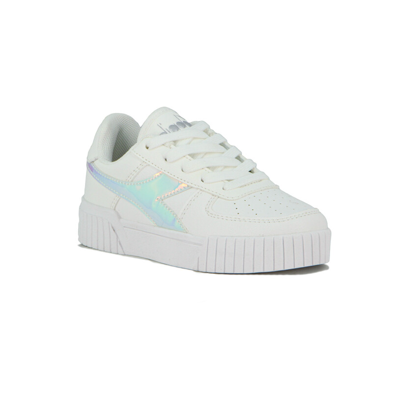 Diadora BAMPU Lifestyle Niños Blanco-Holografico Blanco-Holografico