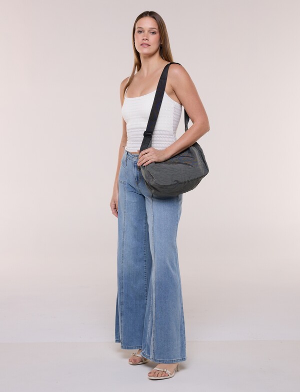 Cartera Colors GRIS OSCURO