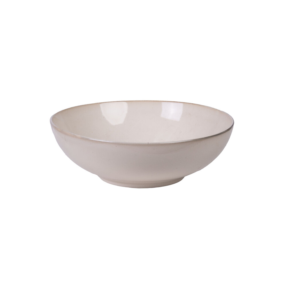 BOWL 25 CM HUDSON NATURAL/BEIGE CERÁMICA TM-23ST612069