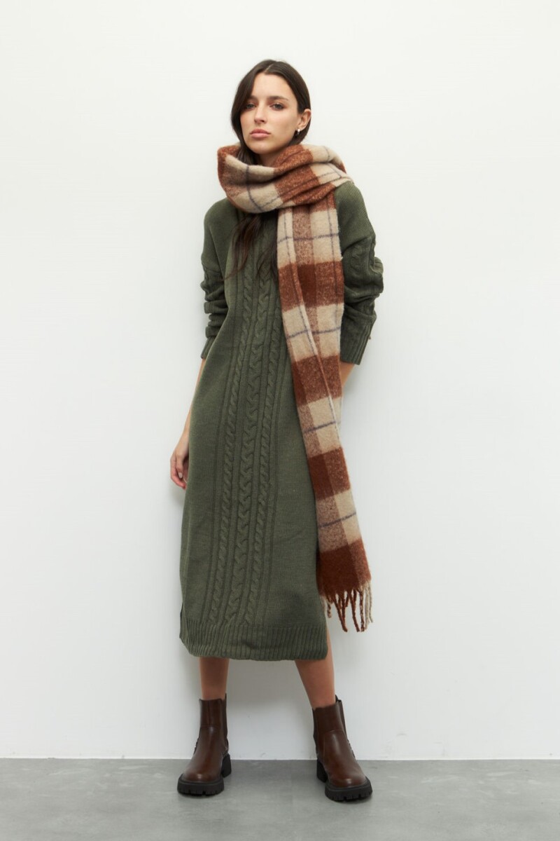 VESTIDO JEX Verde Oscuro