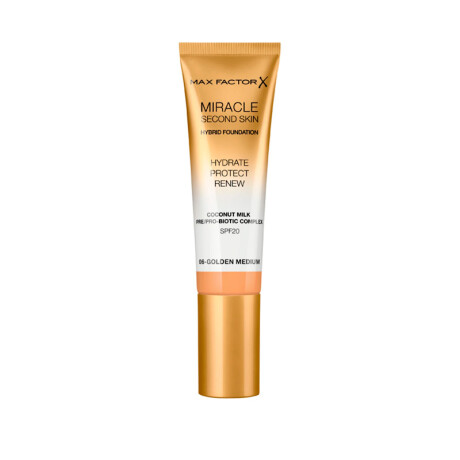 Base Liquida Max Factor Miracle Touch Second Skin 30 ml 06 Golden Medium