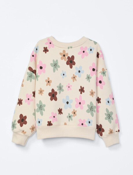 BUZO ESTAMPADO INFANTIL BEIGE