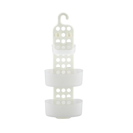 ESTANTES PARA DUCHA CON PERCHA Blanco
