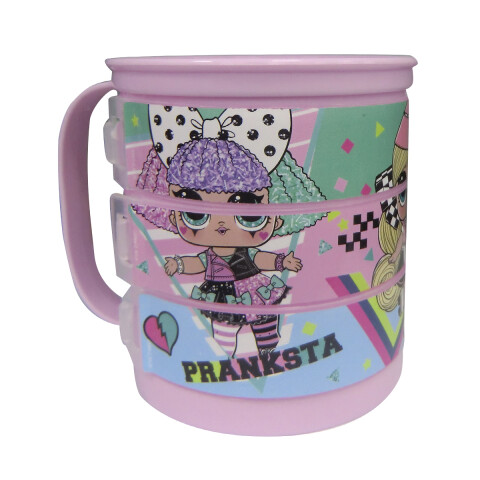 Taza Plástica Puzzle LOL Surprise 360 ml U