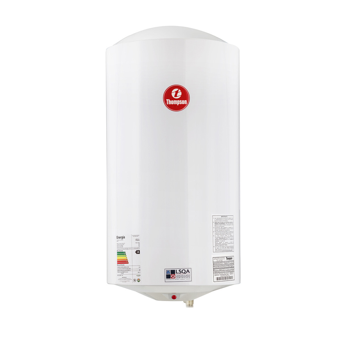 TERMOTANQUE 60 LTS THOMPSON CATEGORIA A F 