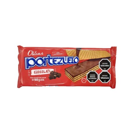 Waffle PORTEZUELO 100 Grs. Unidad Chocolate