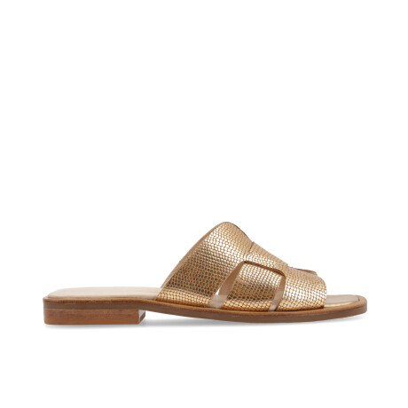 SANDALIAS VENET - CUERO GRANGER DORADO