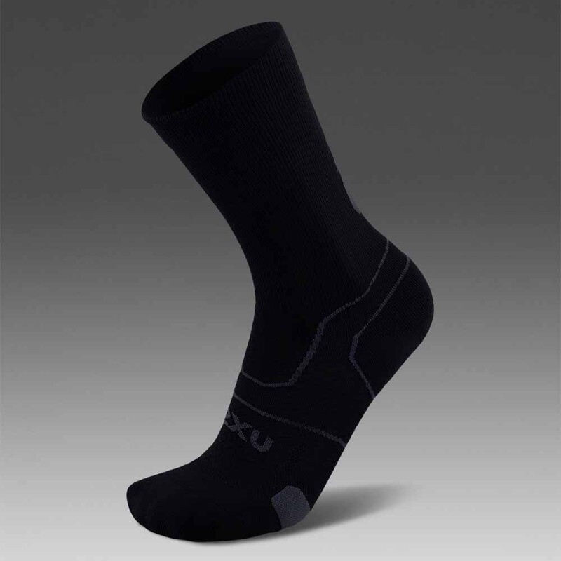 Medias Training Vectr Cushion Crew Socks Hombre Black/titanium