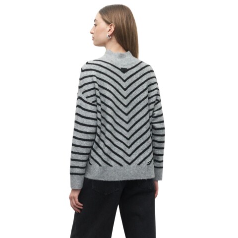 POLERA MELINA S-XL GRIS MELAN