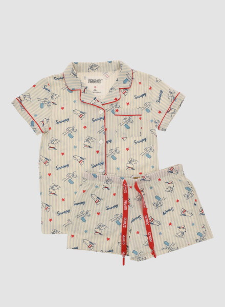 Snoopy americano Azul