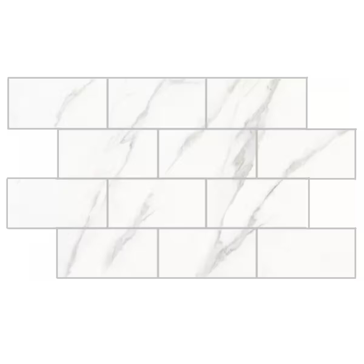 Cerámica Para Pared Metro Calacata 31x54 Cm Brillante 