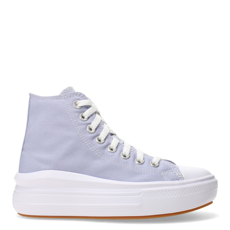 Championes de Mujer Converse Chuck Taylor All Star Move Seasonal Lila - Blanco - Negro