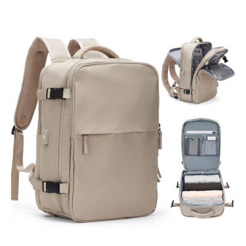 Mochila de viaje para carry on marrón