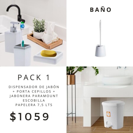 PACK BAÑO 1 BLANCO