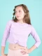 BLUSA GATHERED LILA