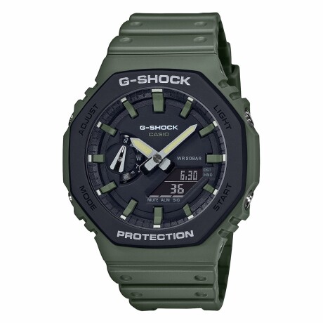Reloj CASIO GA2110SU-3ADR en Resina Verde Esfera 45mm 0