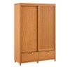 Ropero 2 Puertas Corredizas 2 Cajones FINESTRA Tauri Madera 100% Ropero 2 Puertas Corredizas 2 Cajones FINESTRA Tauri Madera 100%