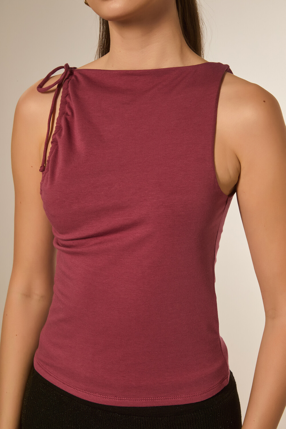 Tops Ysaurel Rosa Oscuro