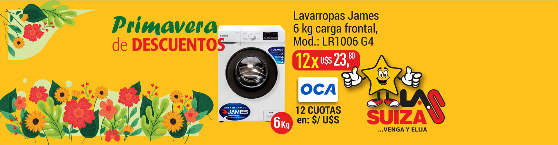 Lavarropas LR 1006 G4 James