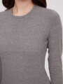 Remera Zacatlan Gris Melange Oscuro